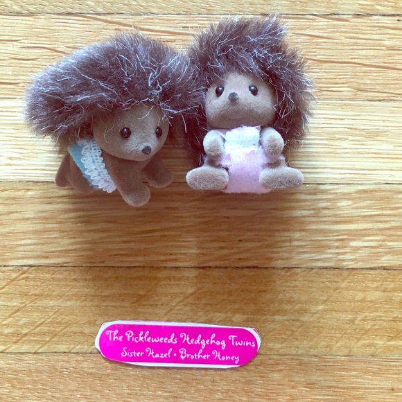 calico critters pickleweeds hedgehog twins